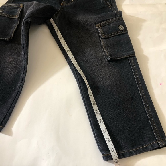 M.Gordon Boys Cargo Vintage Look Relaxed Denim Jeans Size 6 - Picture 10 of 12